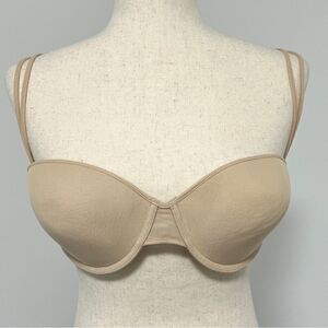 Wacoal Intrigue Contour Convertible 38C Nude 85304 Strapless Soft Feminine